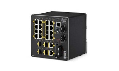 IE-2000-16TC-B - Cisco IE 2000 Switch, 16 Port FE, 2xFE Combo and 2xFE SFP Uplinks, LAN Base - Refurb'd