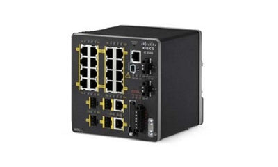 IE-2000-16TC-G-N - Cisco IE 2000 Switch, 16 Port FE, 2xGE Combo and 2xFE SFP Uplinks, Enhanced LAN Base - Refurb'd