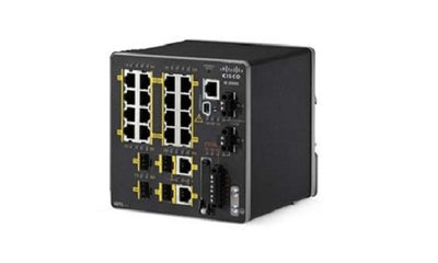 IE-2000-16TC-G-X - Cisco IE 2000 Switch, 16 Port FE, 2xGE Combo and 2xFE SFP Uplinks, LAN Base, Conformal Coating - New