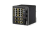 IE-2000-16TC-G-X - Cisco IE 2000 Switch, 16 FE/2 Combo GE SFP/2 FE SFP Ports, LAN Base, Conformal Coating - Refurb'd