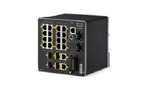 IE-2000-16TC-G-X - Cisco IE 2000 Switch, 16 Port FE, 2xGE Combo and 2xFE SFP Uplinks, LAN Base, Conformal Coating - Refurb'd