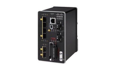 IE-2000U-4T-G - Cisco IE 2000U Switch, 2 GE & 4 FE RJ45 Ports, LAN Base - New