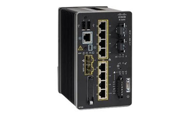 IE-3300-8P2S-A - Cisco Catalyst IE3300 Rugged Switch, 8 Port GE PoE+, 2xGE SFP Uplink, Network Advantage - Refurb'd
