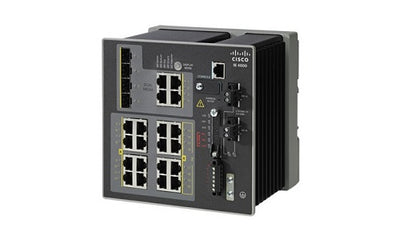 IE-4000-16GT4G-E - Cisco Industrial Ethernet 4000 Switch, 16 GE/4 GE Combo Uplink Ports - New