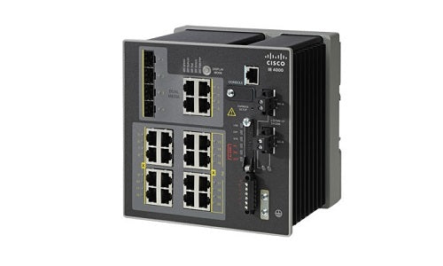 IE-4000-16T4G-E - Cisco IE 4000 Switch, 16 Port FE, 4xGE Combo Uplink, LAN Base - Refurb'd