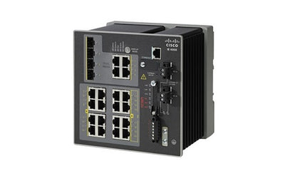 IE-4000-4S8P4G-E - Cisco IE 4000 Switch, 4 Port FE SFP, 8 Port FE PoE+, 4xGE Combo Uplink, LAN Base - Refurb'd