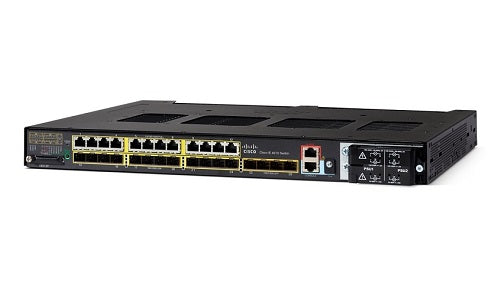 IE-4010-16S12P - Cisco IE 4010 Switch, 12 Port GE SFP, 12 Port GE PoE+, 4xGE SFP Uplink, LAN Base - Refurb'd