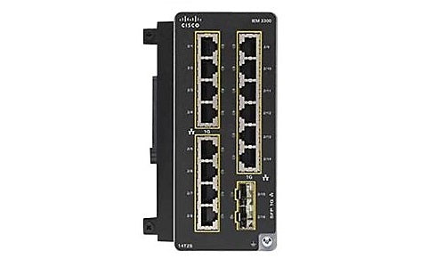 IEM-3300-14T2S - Cisco Catalyst IE3300 Expansion Module, 14 Port GE and 2 Port GE SFP+ - New