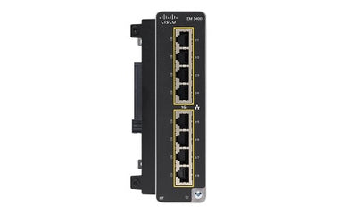 IEM-3400-8P - Cisco Catalyst IE3400 Expansion Module, 8 Port GE PoE/PoE+ - New