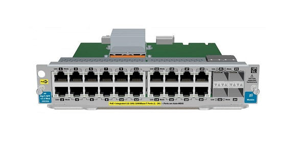 J9535A - HP 20 Gig-T PoE+/4 SFP v2 zl Expansion Module - New