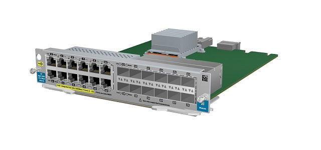 J9637A - HP 12 Gig-T PoE+/12 SFP v2 zl Expansion Module - New