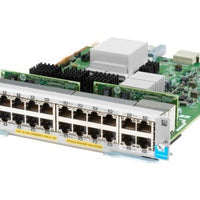 J9991A - HP Aruba 5400R 20 1000Base-T PoE+/4 10GBase-T PoE+ MACsec v3 zl2 Expansion Module, 24-port - New