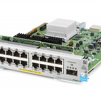 J9992A - HP Aruba 5400R 20 1000Base-T PoE+/1 40GbE QSFP+ v3 zl2 Expansion Module, 20-port - New