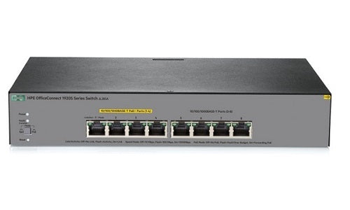 JL383A - HP OfficeConnect 1920S 8G PPoE+ 65W Switch - New