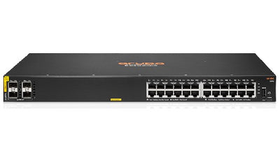 JL677A - HP Aruba 6100 24G Class4 PoE 4SFP+ 370W Switch - New