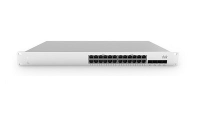 MS210-24P-HW - Cisco Meraki MS210 Access Switch, 24 Ports PoE+, 370w, 1GbE Fixed Uplinks - Refurb'd