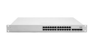 MS220-24P-HW - Cisco Meraki MS220 Layer 2 Access Switch, 24 Ports PoE, 370w, 1GbE Uplinks - New