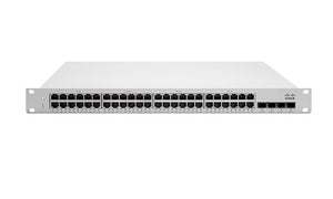 MS225-48LP-HW - Cisco Meraki MS225 Stackable Access Switch, 48 Ports PoE+, 370w, 10GbE Fixed Uplinks - Refurb'd