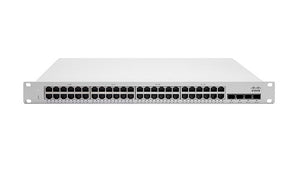 MS250-48LP-HW - Cisco Meraki MS250 Stackable Access Switch, 48 Ports PoE, 370w, 10GbE Fixed Uplinks - Refurb'd