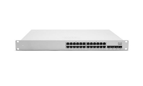 MS350-24P-HW - Cisco Meraki MS350 Stackable Access Switch, 24 Ports PoE+, 370w 10GbE Fixed Uplinks, Requires License - New