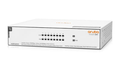 R8R46A - HP Aruba Instant On 1430 8G Class4 PoE 64W Switch - New