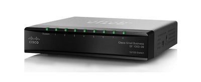 SF110D-08-NA - Cisco SF110D-08 Unmanaged Small Business Switch, 8 Port 10/100 - Refurb'd