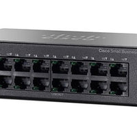 SF110D-16-NA - Cisco SF110D-16 Unmanaged Small Business Switch, 16 Port 10/100 Desktop - New