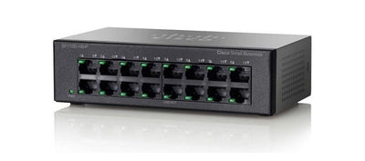 SF110D-16HP-NA - Cisco SF110D-16HP Unmanaged Small Business Switch, 16 Port 10/100 PoE - Refurb'd