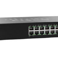 SF112-24-NA - Cisco SF112-24 Unmanaged Small Business Switch, 24 Port/2 Combo Mini-GBIC Slots - New