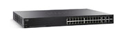 SF300-24PP-K9-NA - Cisco Small Business SF300-24PP Managed Switch, 24 Port 10/100 w/Gig Uplinks, 180w PoE - Refurb'd
