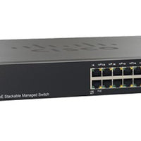 SF500-24P-K9-NA - Cisco SF500-24P Stackable Managed Switch, 24 10/100 PoE+ and 4 Gigabit Ethernet Ports - New