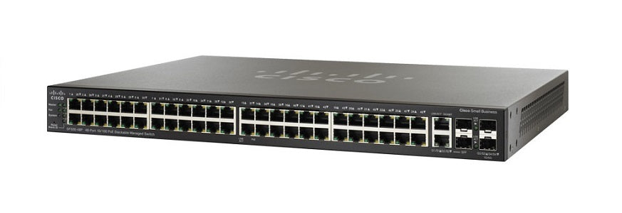 SF500-48MP-K9-NA - Cisco SF500-48MP Stackable Managed Switch, 48 10/100 PoE+ and 4 Gigabit Ethernet Ports, 740w PoE - Refurb'd