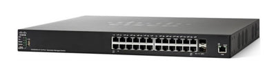 SF550X-24-K9-NA - Cisco SF550X-24 Stackable Managed Switch, 24 10/100 and 4 10Gig Ethernet Ports - New