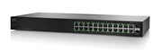 SG110-24-NA - Cisco SG110-24 Unmanaged Small Business Switch, 24 Gigabit/2 Mini GBIC Ports - New