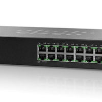 SG110-24-NA - Cisco SG110-24 Unmanaged Small Business Switch, 24 Gigabit/2 Mini GBIC Ports - Refurb'd