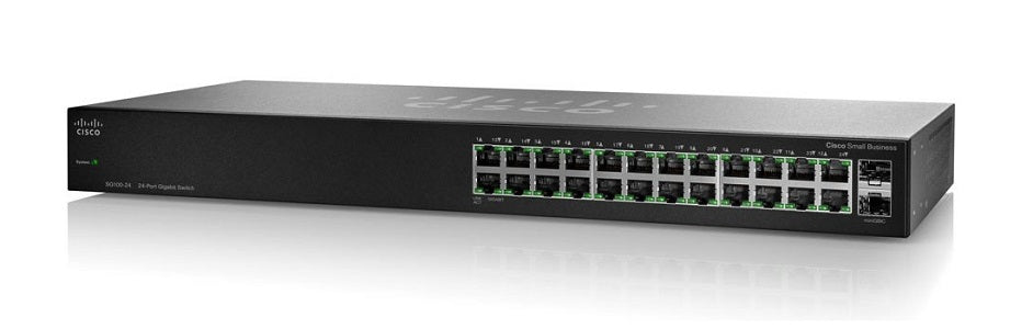 SG110-24HP-NA - Cisco SG110-24HP Unmanaged Small Business Switch, 24 Port Gigabit PoE - Refurb'd
