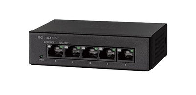SG110D-05-NA - Cisco SG110D-05 Unmanaged Small Business Switch, 5 Port Gigabit - Refurb'd
