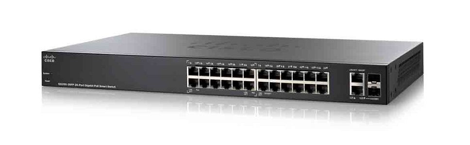 SG220-26-K9-NA - Cisco SG220-26 Small Business Smart Switch, 24 Gigabit/2 Combo Mini GBIC Ports - Refurb'd