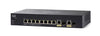 SG250-10P-K9-NA - Cisco SG250-10P Smart Switch, 8 Gigabit/2 SFP Combo Ports, PoE - Refurb'd