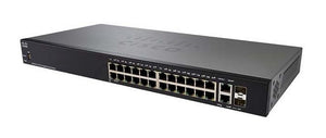 SG250-26HP-K9-NA - Cisco SG250-26HP Smart Switch, 24 Gigabit/2 SFP Combo Ports, 100w PoE - Refurb'd