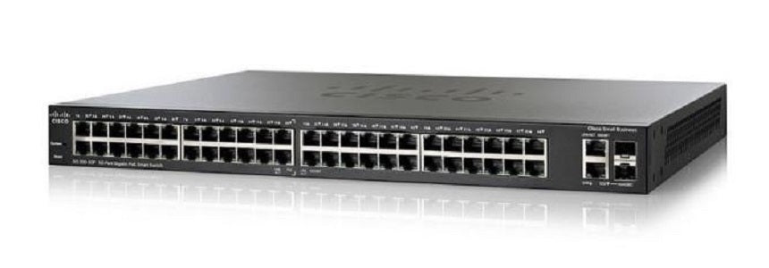 SG250-50HP-K9-NA - Cisco SG250-50HP Smart Switch, 48 Gigabit/2 SFP Combo Ports, 192w PoE - New