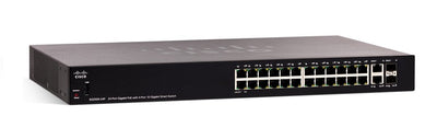 SG250X-24P-K9-NA - Cisco SG250X-24P Smart Switch, 24 Gigabit/4 10 Gigabit Ports, PoE - New