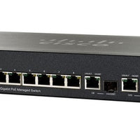 SG300-10MPP-K9-NA - Cisco Small Business SG300-10MPP Managed Switch, 8 Gigabit/2 Mini GBIC Combo Ports, 124w PoE - Refurb'd