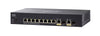 SG350-10-K9-NA - Cisco Small Business SG350-10 Managed Switch, 8 Gigabit Ehternet and 2 Gigabit SFP Combo Ports - New
