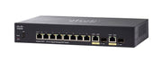 SG350-10SFP-K9-NA - Cisco Small Business SG350-10SFP Managed Switch, 8 Gigabit SFP and 2 Gigabit SFP Combo Ports - New
