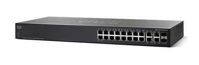 SG350-20-K9-NA - Cisco Small Business SG350-20 Managed Switch, 16 Gigabit with 2 Gigabit SFP Combo & 2 SFP Ports - New