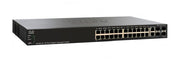 SG350-28MP-K9-NA - Cisco Small Business SG350-28P Managed Switch, 24 Gigabit with 2 Gigabit SFP Combo & 2 SFP Ports, 382w PoE - Refurb'd