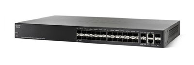 SG350-28SFP-K9-NA - Cisco Small Business SG350-28SFP Managed Switch, 24 SFP Gigabit with 2 Gigabit SFP Combo & 2 SFP Ports - New