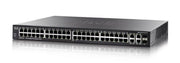 SG350-52-K9-NA - Cisco Small Business SG350-52 Managed Switch, 48 Gigabit with 2 Gigabit SFP Combo & 2 SFP Ports - New