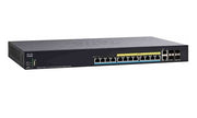 SG350X-12PMV-K9-NA - Cisco SG350X-12PMV Stackable Managed Switch, 12 2.5G PoE+ with 2 10Gig/10Gig SFP+ Combo and 2 SFP+ Ports, 375w PoE - New